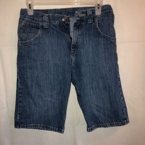 Boys Adjustable Waist Denim Shorts
